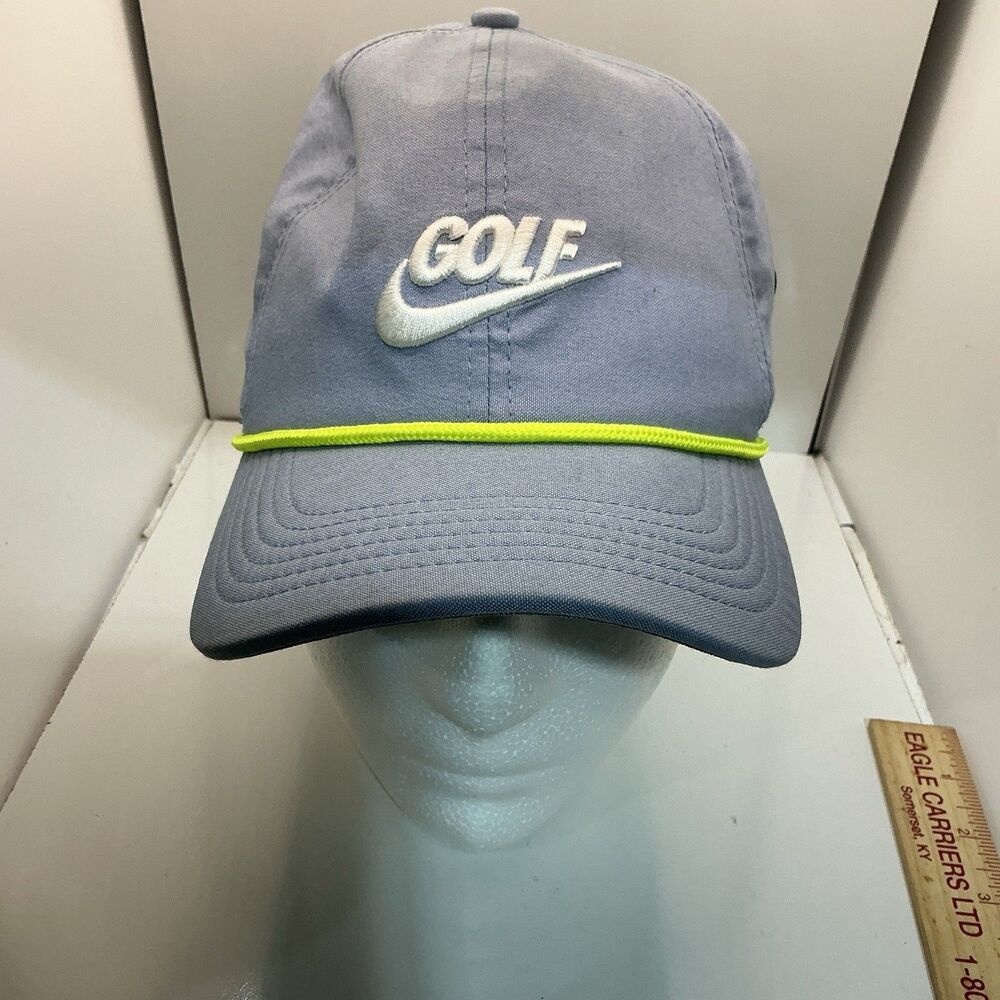 Nike Golf Classic99 Dri-FIT Hat Men’s One Size Gray Volt Rope Adjustable Ca